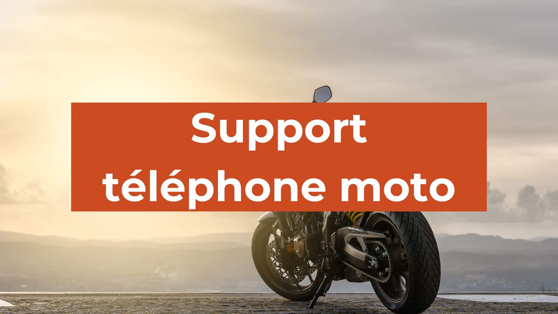 Support téléphone moto